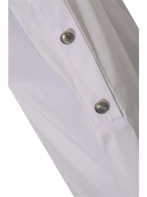 Camicia in misto cotone con bottoni D. Exterior | 617311BIAN